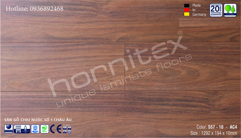 sàn gỗ hornitex 557-10mm