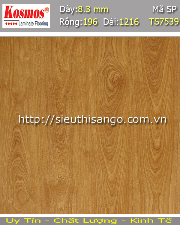 Sàn gỗ KOSMOS 8mm TS7539