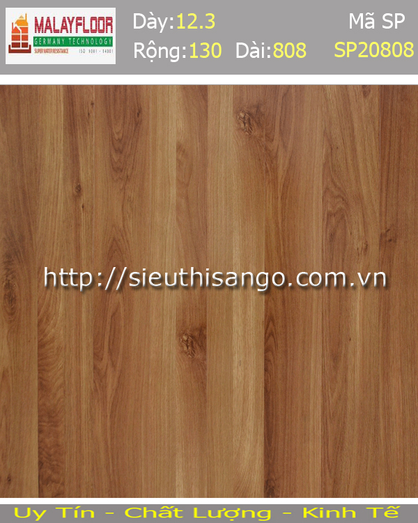 Sàn gỗ Malayfloor 12mm SP20808